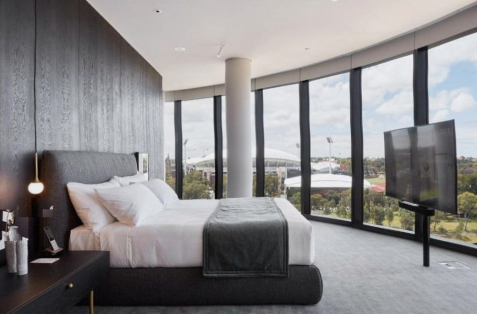 Sauna and steam rooms at Osteria Hotel
